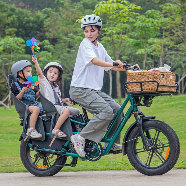 Fido T2 Longtail Cargo E-bike - Image 7