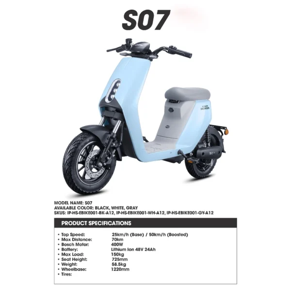 Fido S07 Electric Scooter - Image 2